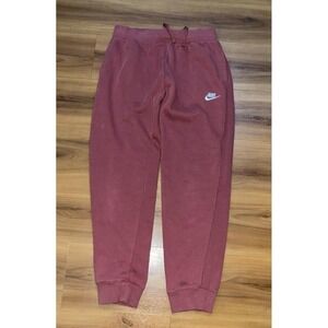 Girls Nike Cotton Pink Drawstring Athletic‎ Workout Jogger Sweatpants